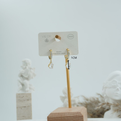 ARETES ZO11605E DORADO Acero Inoxidable