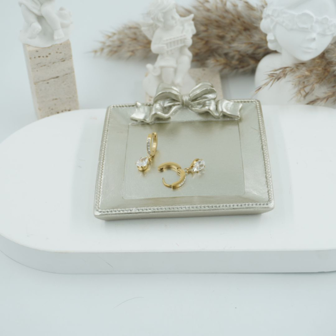 ARETES ZO11605E DORADO Acero Inoxidable