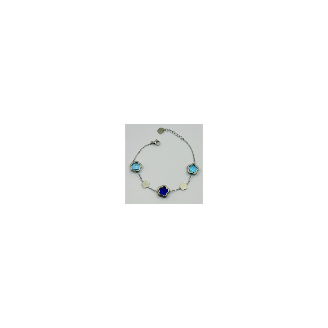 PULSERA ZO14518B/10MM DORADO+LILA Acero Inoxidable