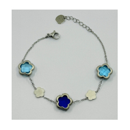PULSERA ZO14518B/10MM DORADO+ROSA Acero Inoxidable