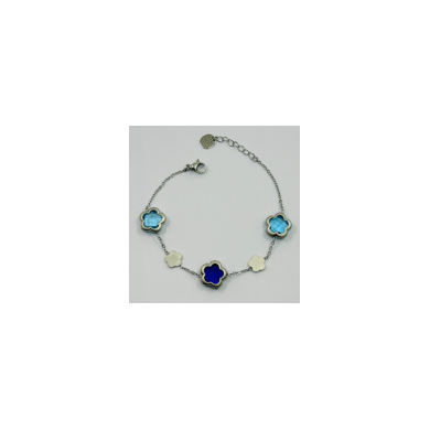 PULSERA ZO14518B/10MM DORADO+NEGRO Acero Inoxidable