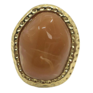 ANILLO ZO15244R DORADO+VERDE Acero Inoxidable