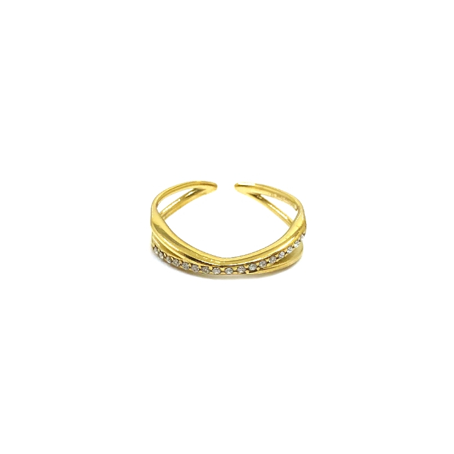 ANILLO ZO15591R DORADO Acero Inoxidable