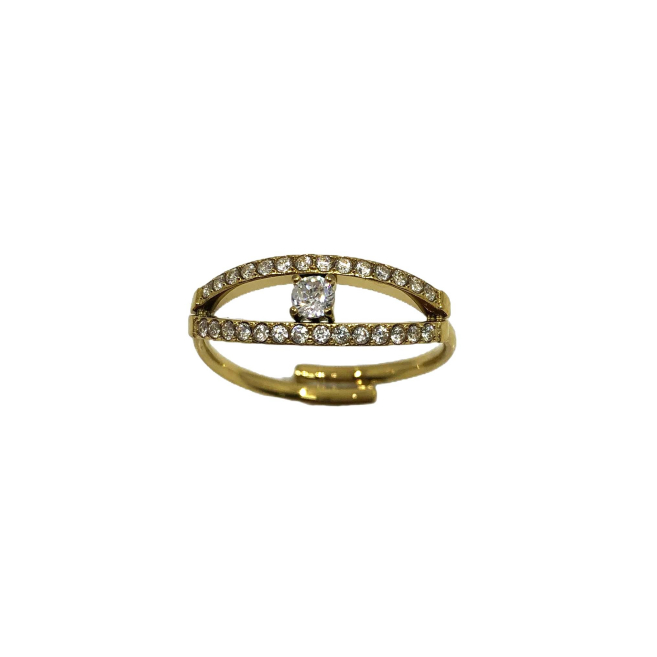 ANILLO ZO14088R DORADO Acero Inoxidable