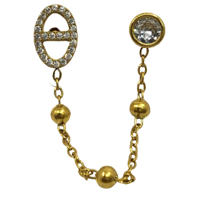 ARETES ZO13385E PLATEADO Acero Inoxidable