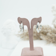ARETES ZO11236E/25MM/200 PLATEADO Acero Inoxidable