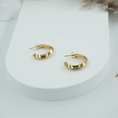ARETES ZO11236E/25MM/200 DORADO Acero Inoxidable