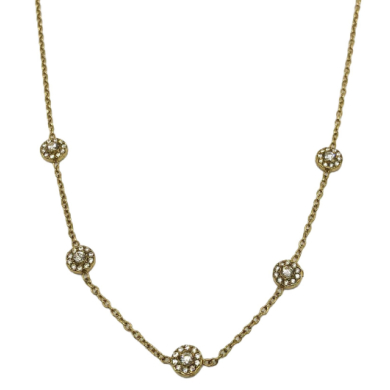 COLLAR ZO13692N DORADO Acero Inoxidable