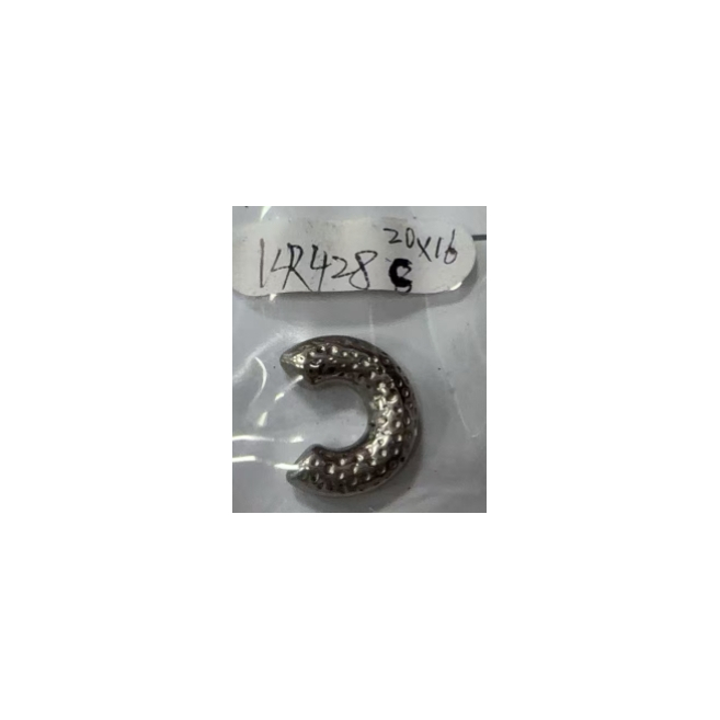 ARETES ZO14488E/20*16MM PLATEADO Acero Inoxidable