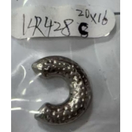 ARETES ZO14488E/20*16MM PLATEADO Acero Inoxidable