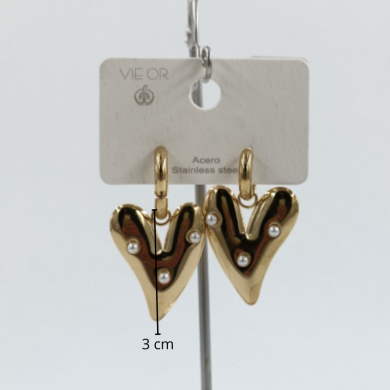 ARETES ZO11489E DORADO Acero Inoxidable