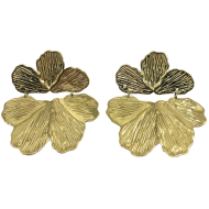 ARETES ZO14501E DORADO Acero Inoxidable