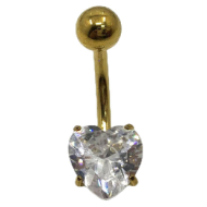 ARETES PIERCING ZO15264P/OMBLIGO PLATEADO Acero Inoxidable