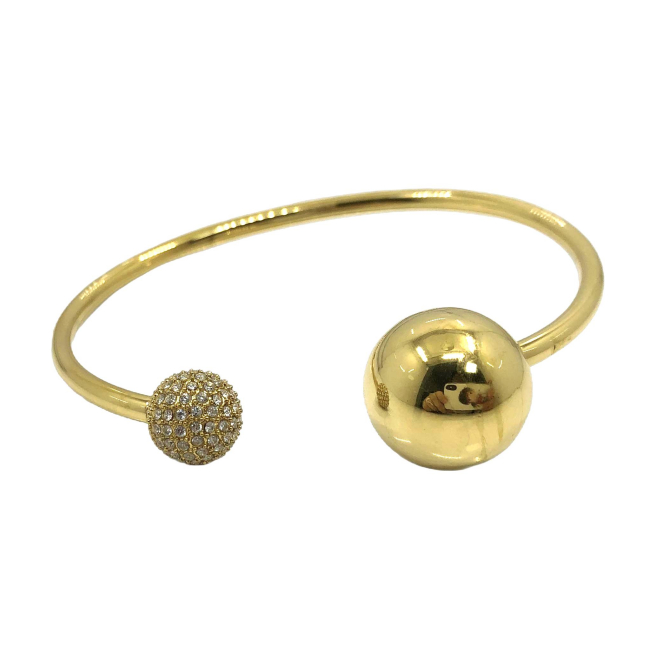 BRAZALETE ZO13604B PLATEADO Acero Inoxidable