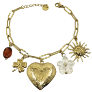 PULSERA ZO15219B DORADO Acero Inoxidable
