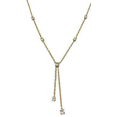 COLLAR ZO15690N DORADO Acero Inoxidable