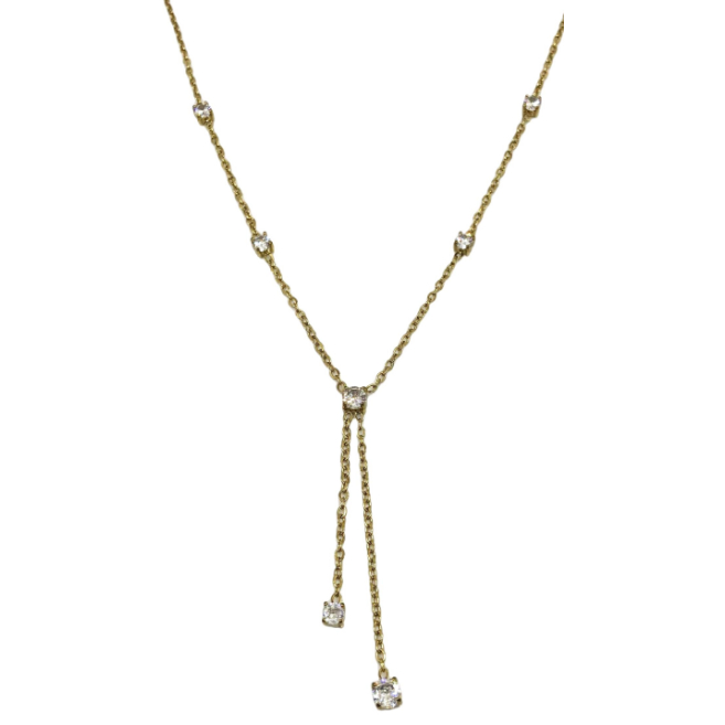 COLLAR ZO15690N PLATEADO Acero Inoxidable