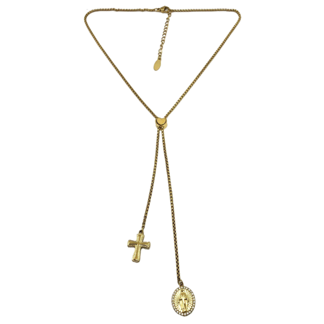 COLLAR ZO13399N DORADO Acero Inoxidable