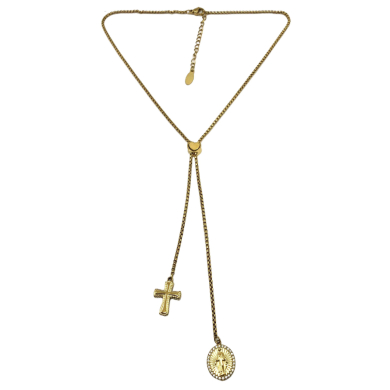 COLLAR ZO13399N PLATEADO Acero Inoxidable