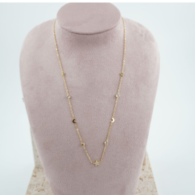 COLLAR ZO11659N DORADO Acero Inoxidable