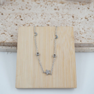 COLLAR ZO11659N PLATEADO Acero Inoxidable