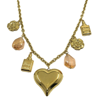 COLLAR ZO15224N DORADO Acero Inoxidable