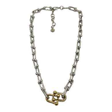 COLLAR ZO13167N BICOLOR Acero Inoxidable