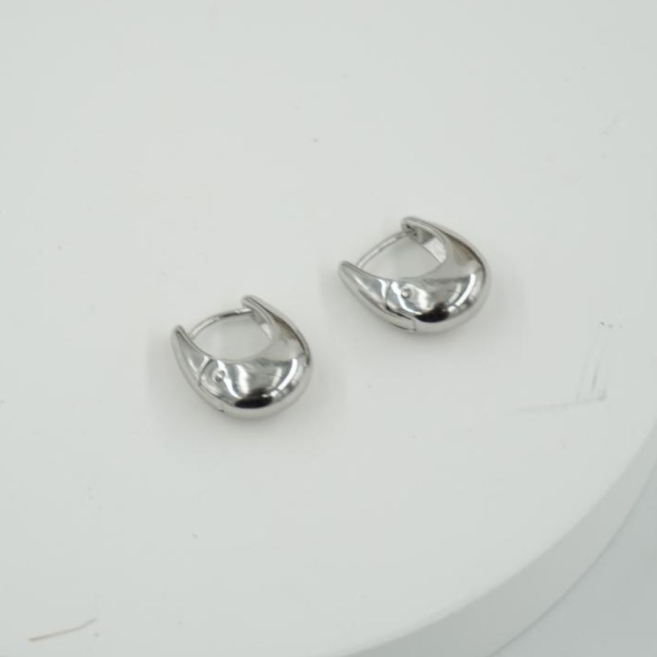 ARETES ZO11151E/13MM/200 PLATEADO Acero Inoxidable