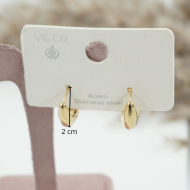 ARETES ZO11151E/13MM/200 DORADO Acero Inoxidable
