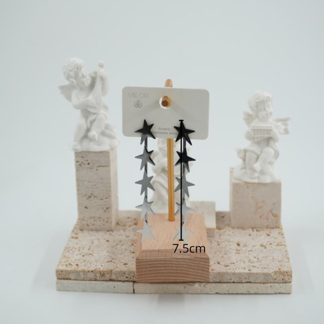 ARETES ZO12162E300 PLATEADO Acero Inoxidable