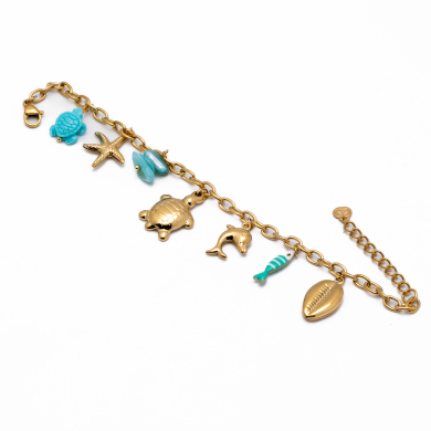 PULSERA Y00699 AZUL Acero Inoxidable 2B28