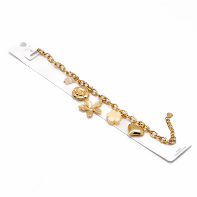 PULSERA Y00813 BLANCO Acero Inoxidable 2B28