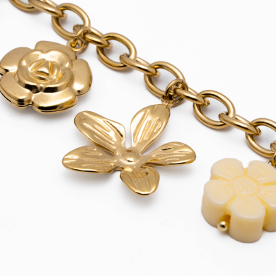 PULSERA Y00813 BLANCO Acero Inoxidable 2B28