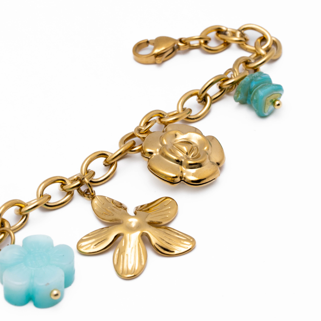 PULSERA Y00813 AZUL Acero Inoxidable 2B28