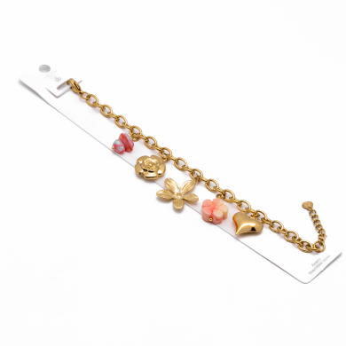 PULSERA Y00813 ROSA Acero Inoxidable 2B28