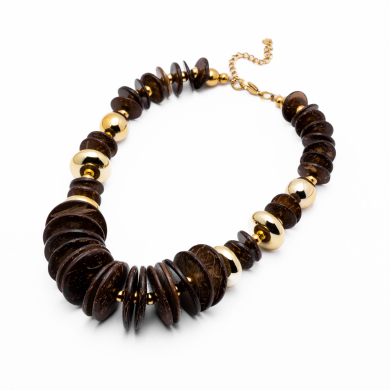 COLLAR Y00777 MARRON Acero Inoxidable E55