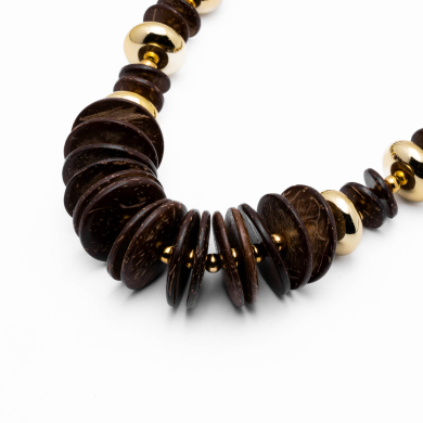 COLLAR Y00777 MARRON Acero Inoxidable E55