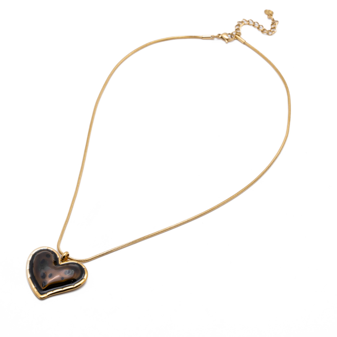 COLLAR Y00646 NEGRO Acero Inoxidable 2D45