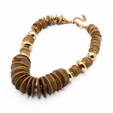COLLAR Y00777 MARRON Acero Inoxidable E55