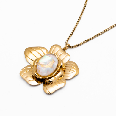 COLLAR Y00834 BLANCO Acero Inoxidable