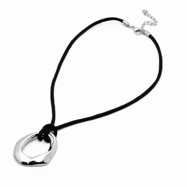 COLLAR Y00355 PLATEADO Acero Inoxidable