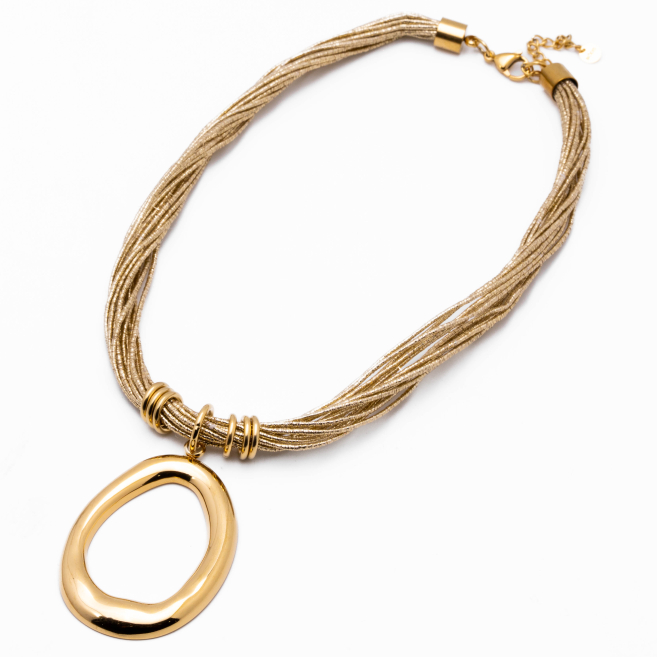 COLLAR Y00796 DORADO Acero Inoxidable E56