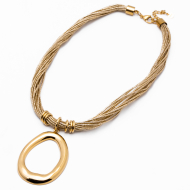 COLLAR Y00796 DORADO Acero Inoxidable E56