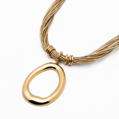 COLLAR Y00796 DORADO Acero Inoxidable E56