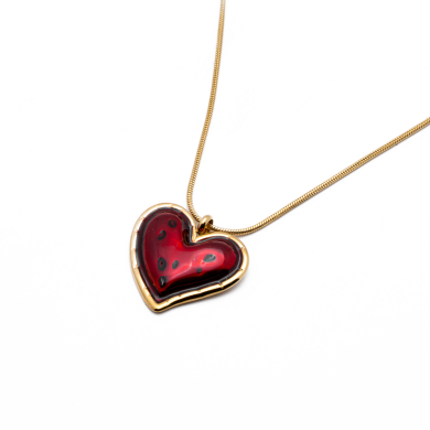 COLLAR Y00646 ROJO Acero Inoxidable 2D45
