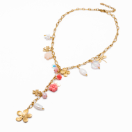 COLLAR Y00782 ROSA Acero Inoxidable E37