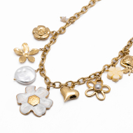 COLLAR Y00812 BLANCO Acero Inoxidable E37