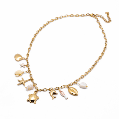 COLLAR Y00698 BEIG Acero Inoxidable 2D410