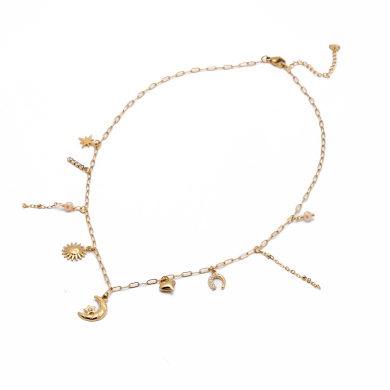 COLLAR Y00836 DORADO Acero Inoxidable