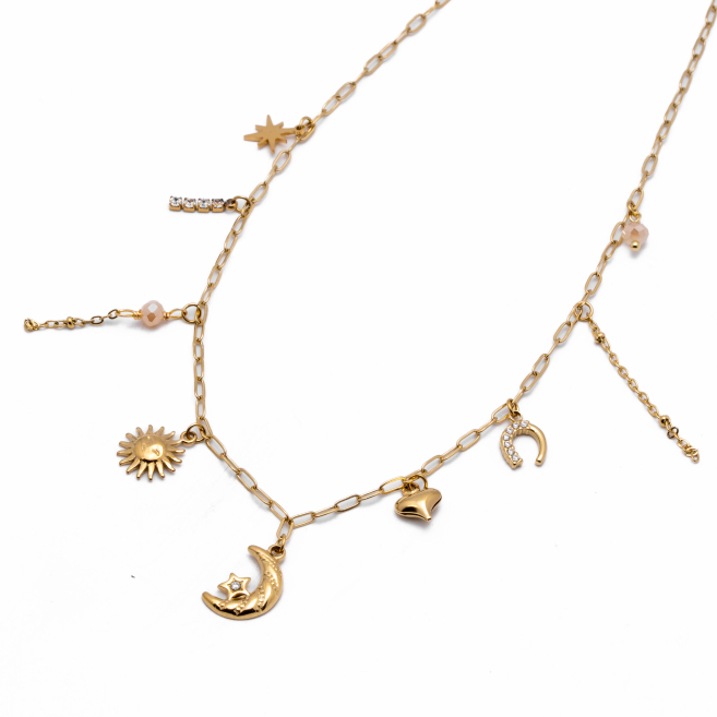 COLLAR Y00836 DORADO Acero Inoxidable